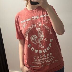 Sriracha Red Graphic Short Sleeve Tee